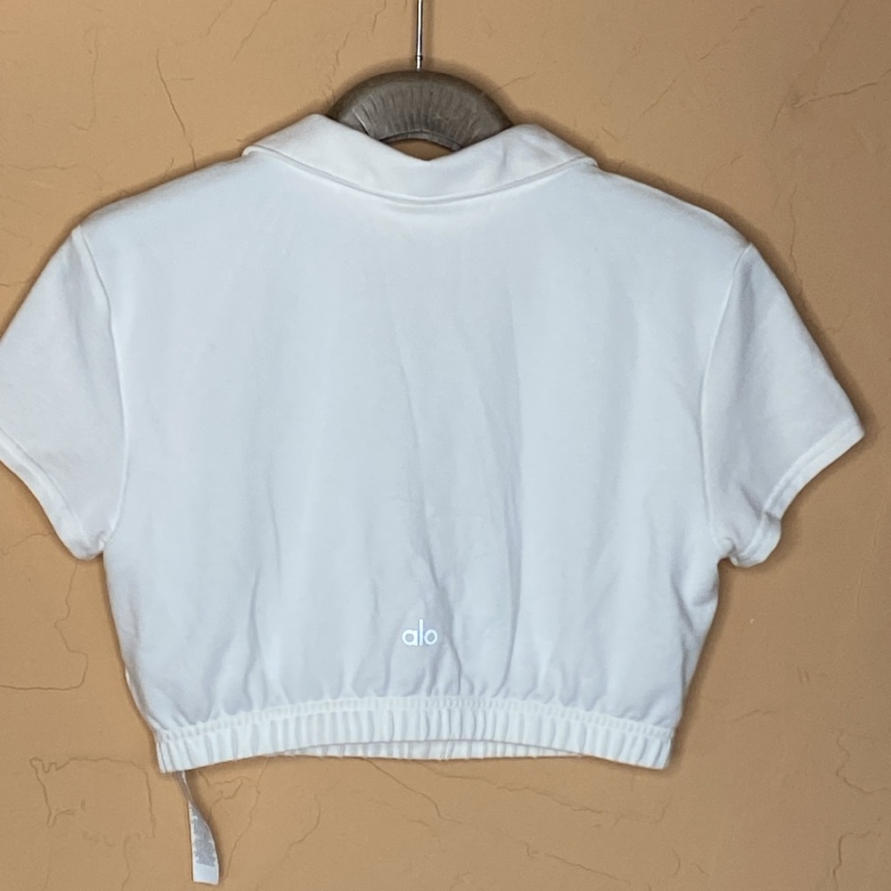 NWOT Alo Cropped  Polo - Picture 5 of 6